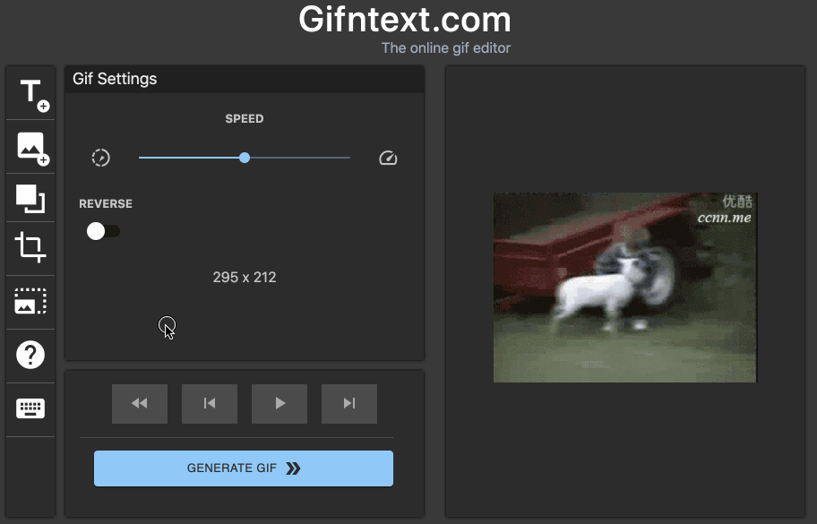 Resizing a gif